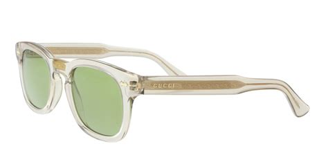 gucci clear gold sunglasses|Gucci clear sunglasses for women.